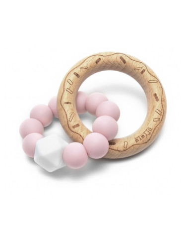 Silicone Teether Pink Doughnut