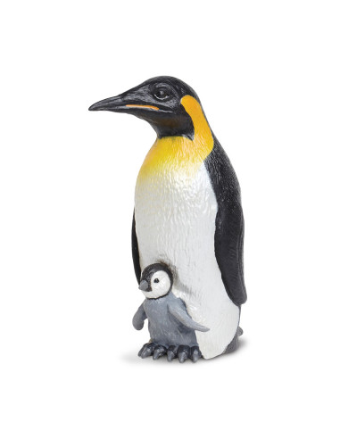 Emperor Penguin With Baby