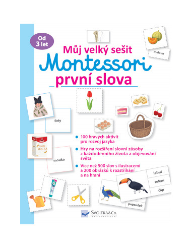 Můj velký sešit - Montessori první slova