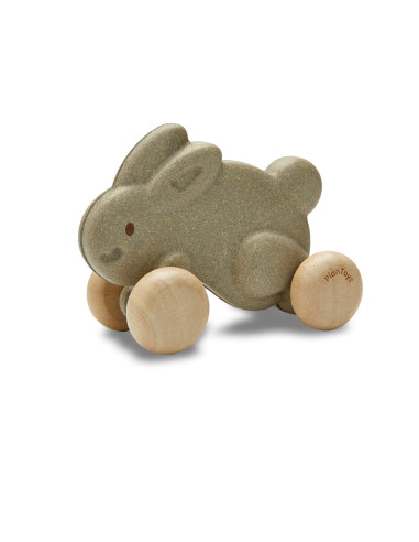 Push Along Bunny (Grey)