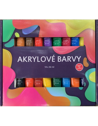 Acryl Colours 18 x 36 ml