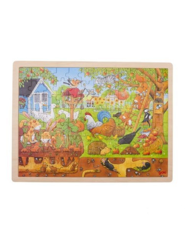 Puzzle - Our Garden, What Is In It And Under It 96 Pcs