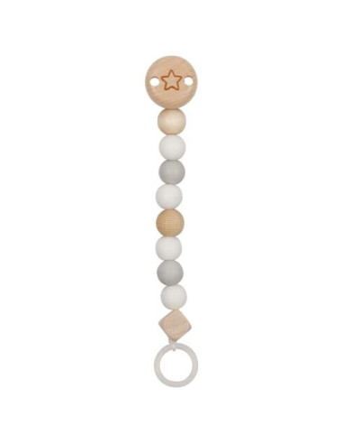 Soother Chain - Star, Natural