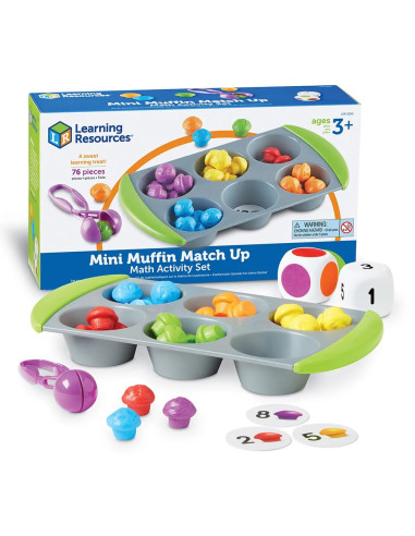 Mini Muffin Match Up Math Activity Set