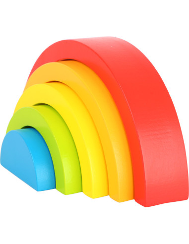 Wooden Building Blocks Rainbow