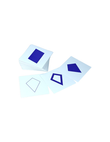 Geometry Cards Blue & White