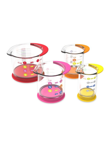 Liquid Measuring Cups, 4 pcs