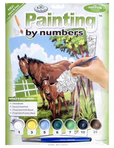 Painting by Numbers - Horses