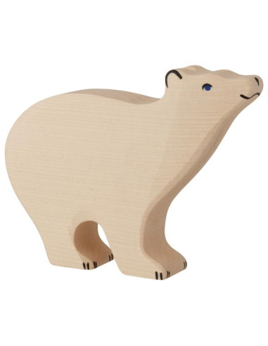 Wooden Figure - Polar Bear