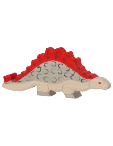 Wooden Figure - Stegosaurus