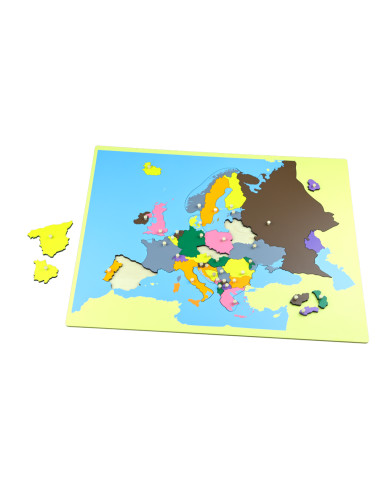 Europe Puzzle Map - Without Frame