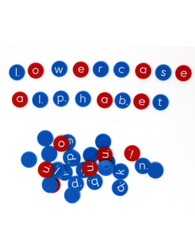 Lowercase Alphabet Counters, 156 pcs