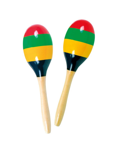 Coloured Maracas, Pair